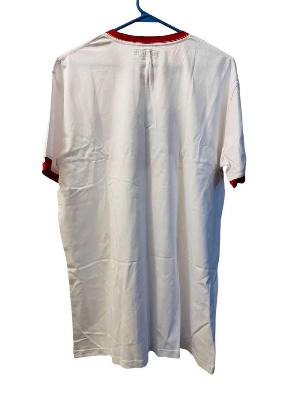 Foreign NWOT White Short-Sleeve Tee Retro - Picture 4 of 5